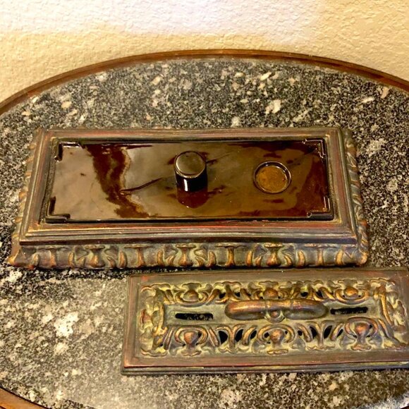 NWT ALEXANDRA'S ACCENTS Bronze Ceramic Air Purifying Lamp Fragrance Diffuser - Picture 6 of 6